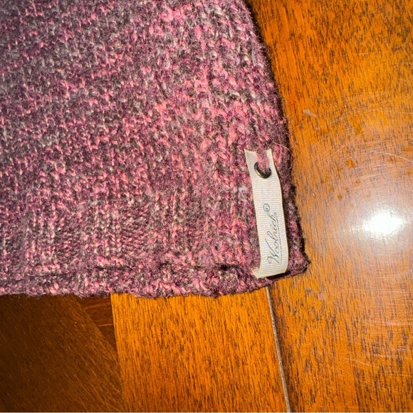 Woolrich women’s 1/4 zip mock neck pullover sweater purple pink size small - Picture 4 of 11